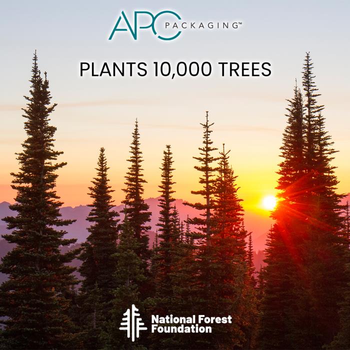 APC Packaging Plants 10,000 Trees