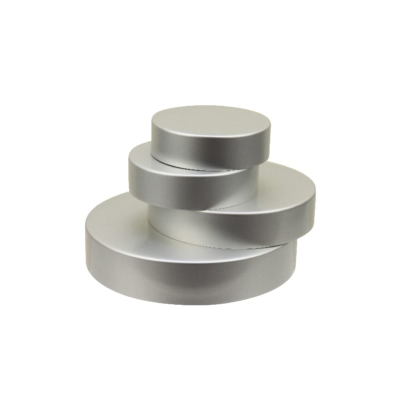 HPA_MS | In-Stock Matte Silver High Profile Caps