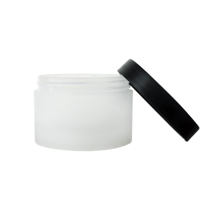 O_HBPP050_B | 50 ML In-Stock Black Cap Thick Walled PP Jar